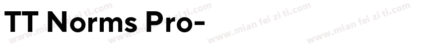 TT Norms Pro免费字体转换
